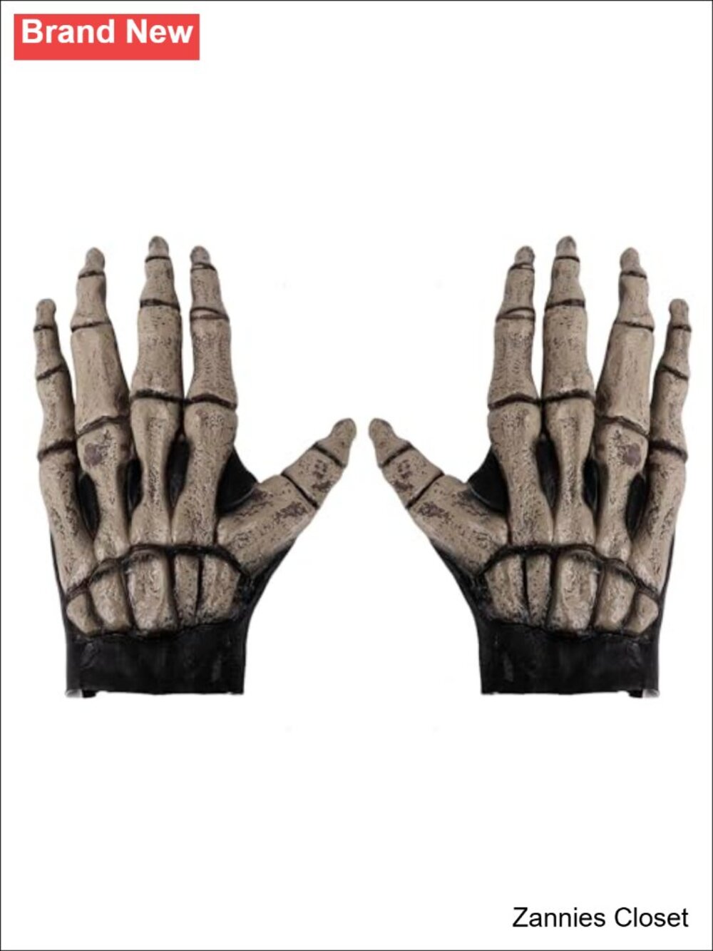 👻 Skeleton Wolf Hand Claws Gloves Ghost Skull Gothic Vampire Bone Latex